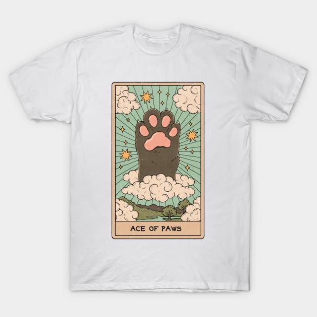 Ace of Paws T-Shirt by thiagocorrea